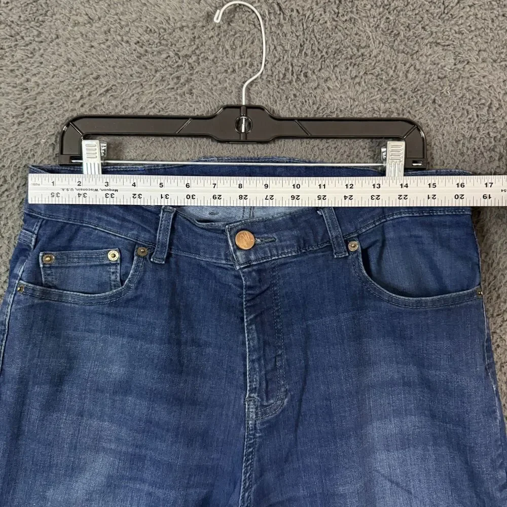 Mugsy Jeans Mens 34x30 Blue Fultons Slim Fit Stretch Dark Wash Denim Pants